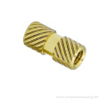 brass insert nut knurled hot-melt hot-pressed injection nut